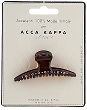 Haarkrebs mit Strasssteinen braun - Acca Kappa — Bild N1
