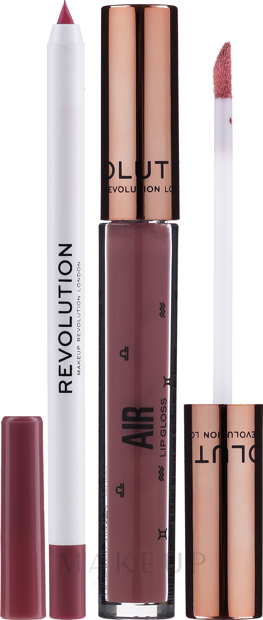 Lippenset (Lipgloss 3ml + Lippenkonturenstift 1g) - Makeup Revolution Fantasy Lip Kit — Bild Air