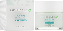 Tonmaske für alle Hauttypen - Oriflame Optimals Purifying Clay Face Mask — Bild N1