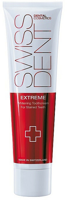 Aufhellende Zahnpasta für verfärbte Zähne Extreme - SWISSDENT Extreme Whitening Toothcream for Stained Teeth — Bild N1