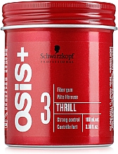 Düfte, Parfümerie und Kosmetik Styling Haarwachs starker Halt - Schwarzkopf Professional Osis+ Thrill Texture Fibre Gum