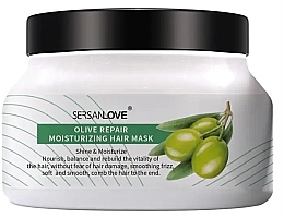 Düfte, Parfümerie und Kosmetik Revitalisierende Haarmaske - Sersanlove Hair Film Olive Repair Moisturizing Mask