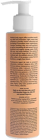 Körperjoghurt - Hagi Natural Probiotic Body Jogurt Spisy Orange — Bild N2