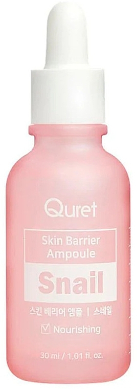 Pflegendes Gesichtsserum - Quret Nourishing Skin Barrier Ampoule Snail Serum — Bild N1