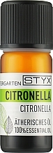 Düfte, Parfümerie und Kosmetik Ätherisches Öl Citronella - Styx Naturcosmetic Essential Oil Citronella