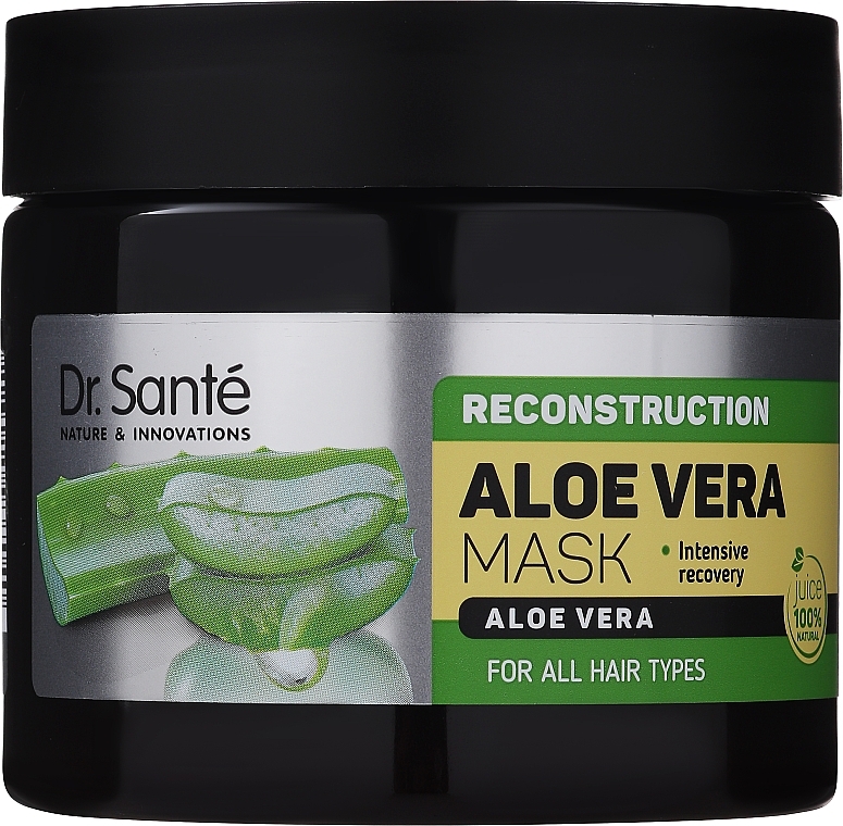 Regenerierende Haarmaske mit Aloe Vera-Saft - Dr. Sante Aloe Vera