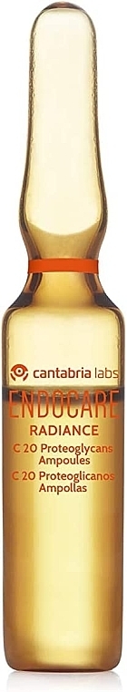 Gesichtsampullen mit Vitamin C für trockene Haut - Cantabria Labs Endocare C20 Proteoglycans Ampoules — Bild N3