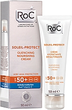 Düfte, Parfümerie und Kosmetik Nährende Sonnenschutzcreme für das Gesicht SPF 50+ - RoC Soliel Protect Quenching Nourishing Cream SPF50