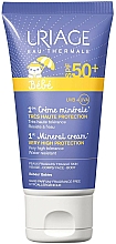 Düfte, Parfümerie und Kosmetik Sonnenschutzcreme für Babys SPF 50+ - Uriage Baby 1st Mineral Cream SPF 50+