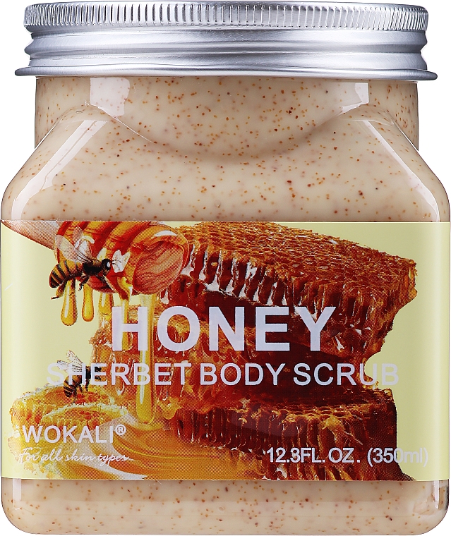 Körperpeeling mit Honig - Wokali Sherbet Body Scrub Honey — Bild N1