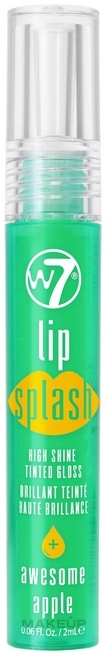 Lippentönung - W7 Lip Splash Tinted Lip Gloss  — Bild Awesome Apple