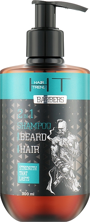 2in1 Herrenshampoo für Bart und Haare - Hair Trend Barbers 2in1 Shampoo Beard&Hair  — Bild N1