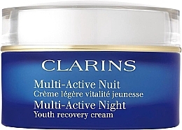 Düfte, Parfümerie und Kosmetik Leichte Anti-Aging Nachtcreme - Clarins Multi-Active Night Lightweight Youth Recovery Comfort Cream
