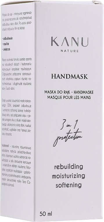 Feuchtigkeitsspendende Handschutzmaske - Kanu Nature Hand Mask — Bild N1