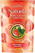 Düfte, Parfümerie und Kosmetik Handseife Erdbeere - Joanna Naturia Body Strawberry Liquid Soap (Refill)