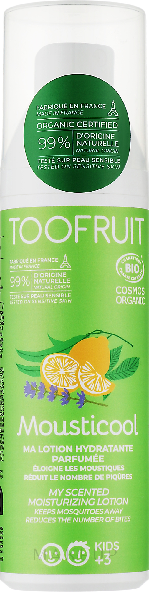Abwehrende Körperlotion - Toofruit Mousticool — Bild 100 ml