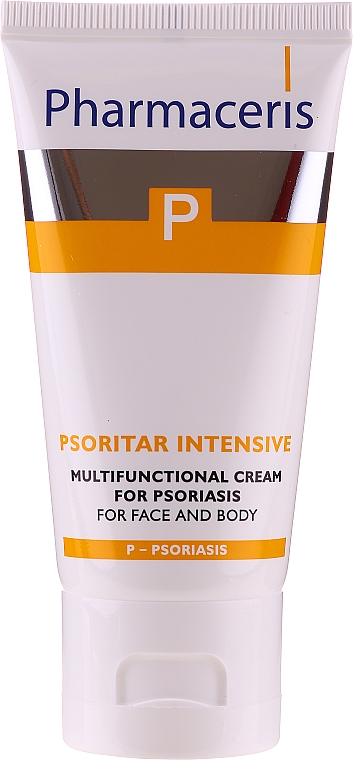 Multifunktionale Körper- und Gesichtscreme gegen Psoriasis - Pharmaceris P Psoritar Inensive — Bild N3