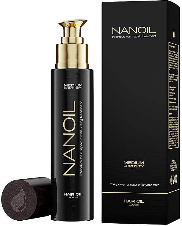 Haaröl für mittel poröses Haar - Nanoil Hair Oil Medium Porosity — Bild N5