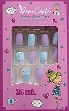 Düfte, Parfümerie und Kosmetik Selbstklebende Nägel für Kinder 910 Sterne 24 St. - Deni Carte Magic Miss Tips
