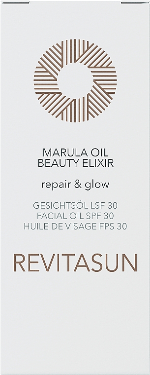 Multifunktionsöl - Revitasun Marula Oil Beauty Elixir SPF 30 — Bild N2