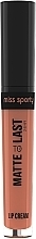 Düfte, Parfümerie und Kosmetik Matter Lippenstift - Miss Sporty Matte To Last 24h Lip Cream