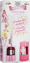 Düfte, Parfümerie und Kosmetik Set - Sweet Home Collection Orchid & Vanilla (diffuser/100ml + candle/135g)
