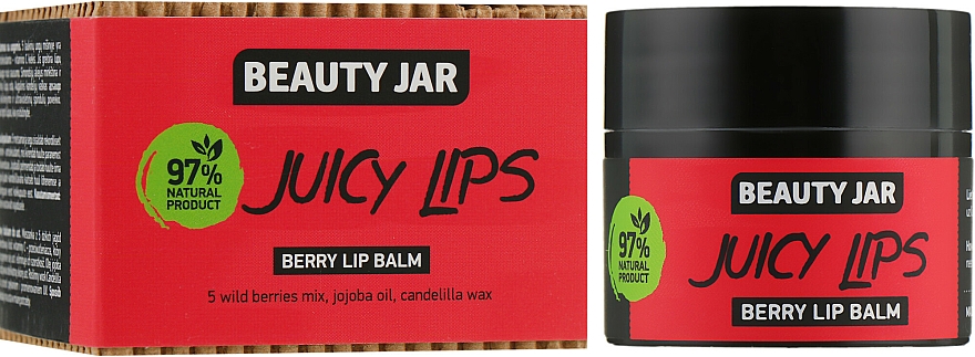 Lippenbalsam mit Wildbeeren, Jojobaöl und Candelillawachs - Beauty Jar Berry Lip Balm