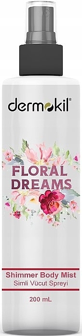 Körpernebel mit Schimmer Blumenträume - Dermokil Shimmer Body Mist Floral Dreams — Bild N1