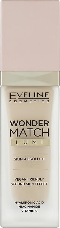 Foundation SPF 20 - Eveline Cosmetics Wonder Match Lumi Foundation SPF 20 — Bild N1
