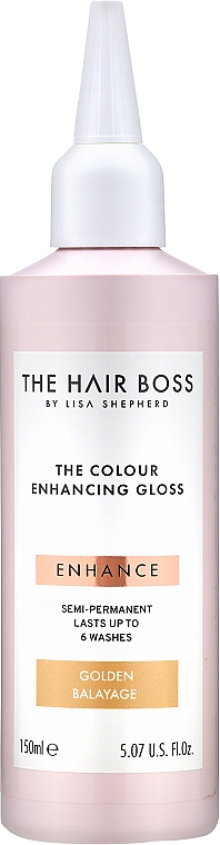 Farbintensivierende Behandlung für goldblondes Haar - The Hair Boss Colour Enhancing Gloss Golden Balayage — Bild N1