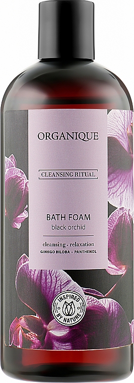 Badeschaum Schwarze Orchidee - Organique Bath Foam Black Orchid — Bild N1