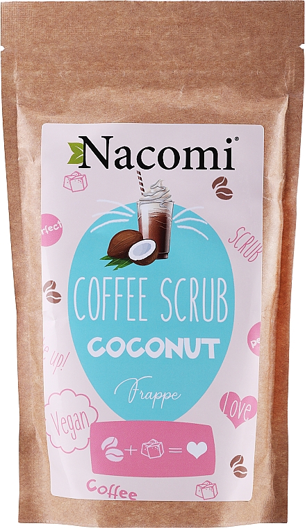 Körperpeeling mit Kaffee und Kokosnuss - Nacomi Coffee Scrub Coconut — Bild N1