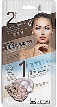 Maske für das Gesicht - IDC Institute Two Step Treatment Pearl Revitalizing 3d Mask — Bild N1