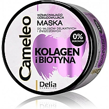 Haarmaske mit Collagen und Biotin - Delia Cameleo Collagen And Biotin Mask — Bild N1