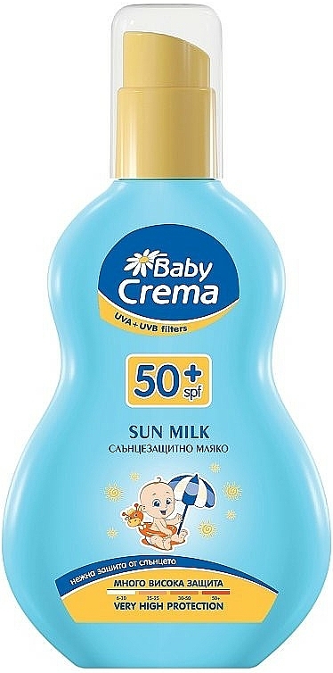 Baby-Sonnenschutzmilch für Gesicht und Körper SPF 50+ - Baby Crema Sun Milk — Bild N1
