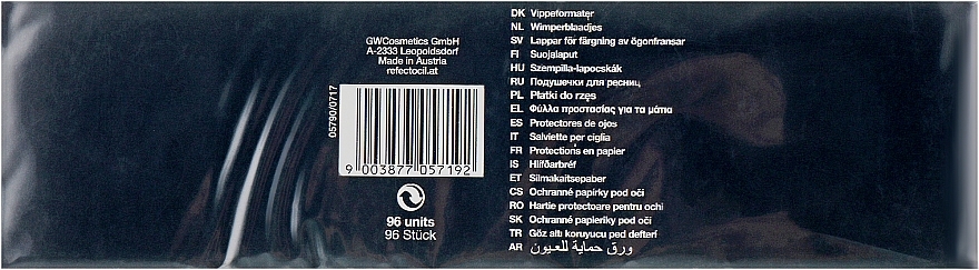 Wimpernblättchen 96 St. - RefectoCil Eye Protection Papers — Bild N2