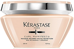 Düfte, Parfümerie und Kosmetik Nährende Haarmaske mit Manuka-Honig und Ceramiden für lockiges Haar - Kerastase Curl Manifesto Masque Nutrition