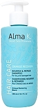 Düfte, Parfümerie und Kosmetik Shampoo für trockenes und strapaziertes Haar - Alma K. Hair Care Nourish & Repair Shampoo