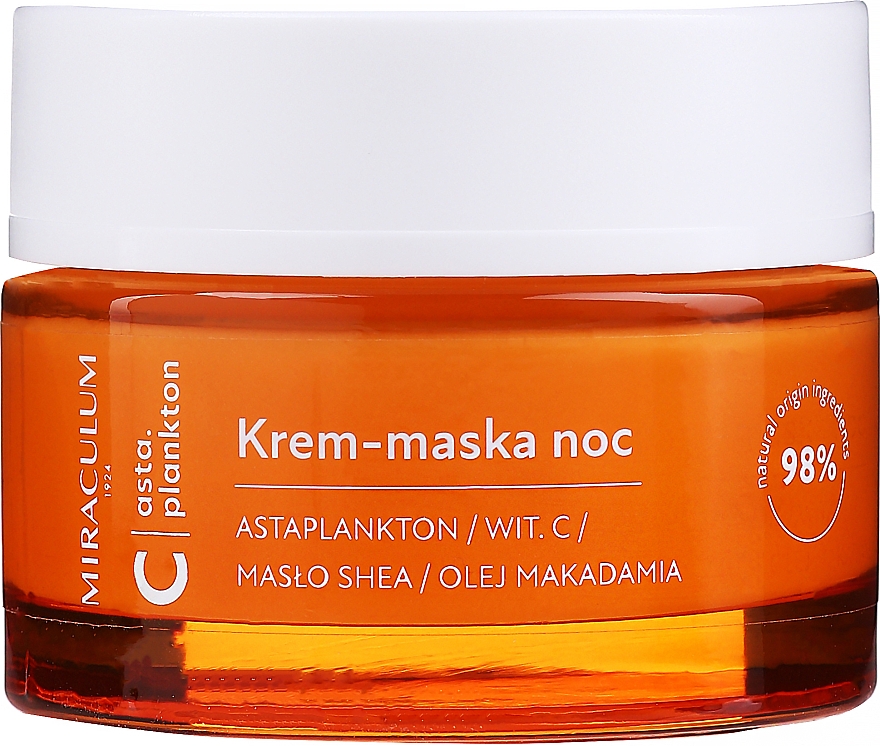 GESCHENK! Nachtcreme-Maske für das Gesicht - Miraculum Asta.Plankton C Night Cream Mask — Bild N1