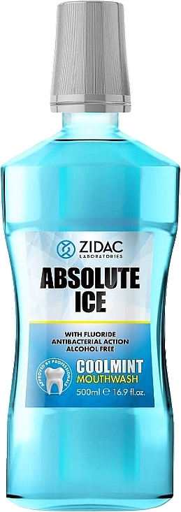 Mundwasser Starke Minze - Zidac Absolute Ice Mouthwash Coolmint — Bild N1