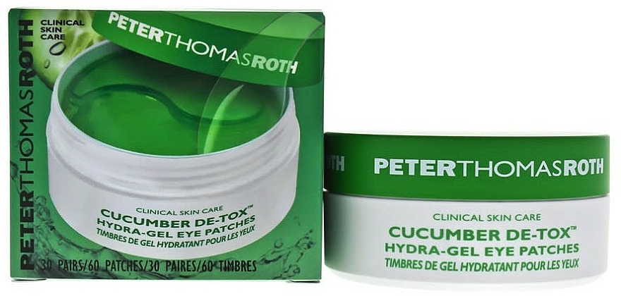 Hydrogel-Augenpatches mit Gurkenextrakt - Peter Thomas Roth Cucumber De-Tox Hydra-Gel Eye Patches — Bild N2
