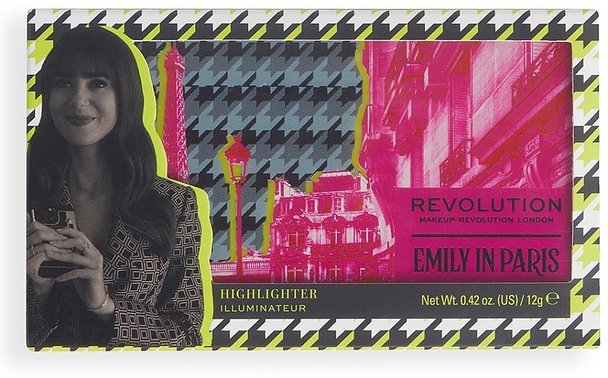 Highlighter - Makeup Revolution Emily In Paris Powder Highlighter  — Bild N2