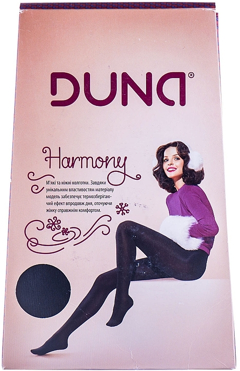 Strumphose für Damen Harmony 100 Den schwarz - Duna — Bild N1