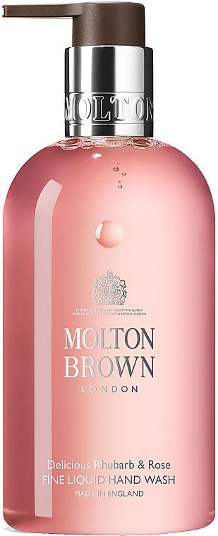 Molton Brown Rhubarb & Rose Hand Wash - Flüssiges Handwaschgel mit Rhabarber- und Rosenduft — Bild N1