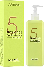 Sanftes sulfatfreies Shampoo mit Probiotika und Apfelessig - Masil 5 Probiotics Apple Vinegar Shampoo — Bild N8