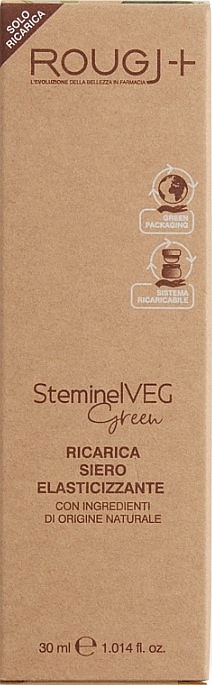 Elastisches Gesichtsserum - Rougj+ SteminelVEG Green Elasticizing Serum (Refill)  — Bild N2