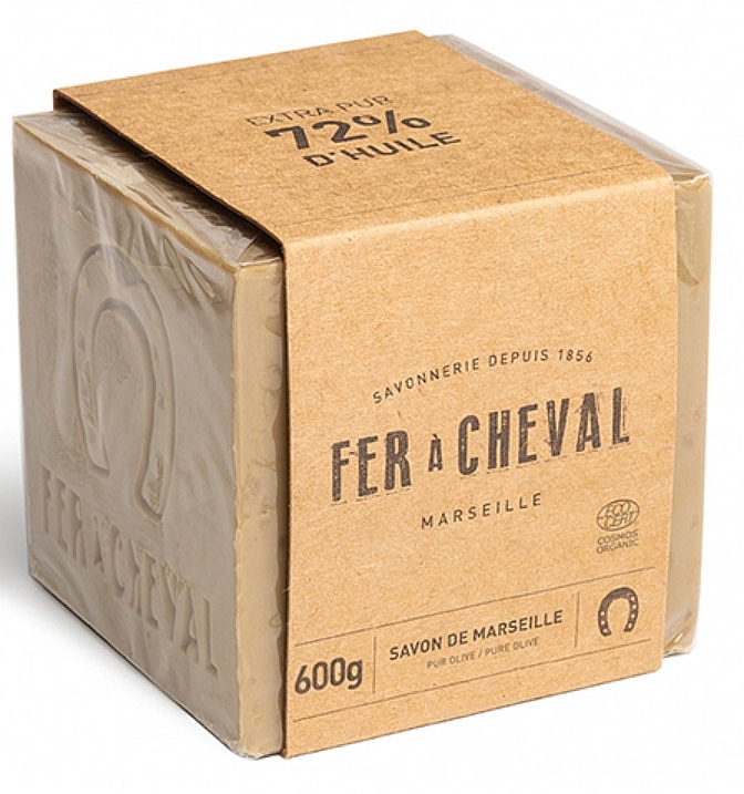 Natürliche Olivenseife - Fer A Cheval Pure Olive Marseille Soap Cube — Bild N3