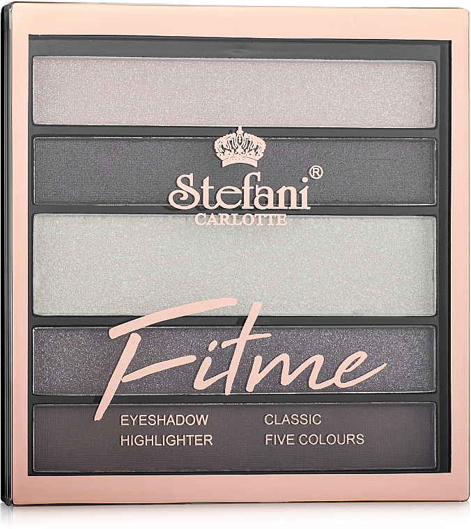 Make-up Palette für Augen und Gesicht - Stefani Carlotte Fit Me Eyeshadow Highlighter — Bild N2