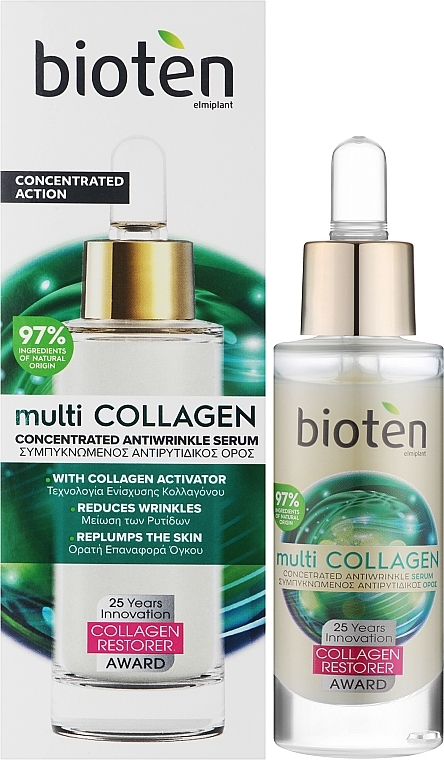 Anti-Falten Gesichtsserum mit Kollagen - Bioten Multi Collagen Serum — Bild N2