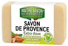 Düfte, Parfümerie und Kosmetik Seife Süße Mandel - Maitre Savon De Marseille Savon De Provence Almond Soap Bar
